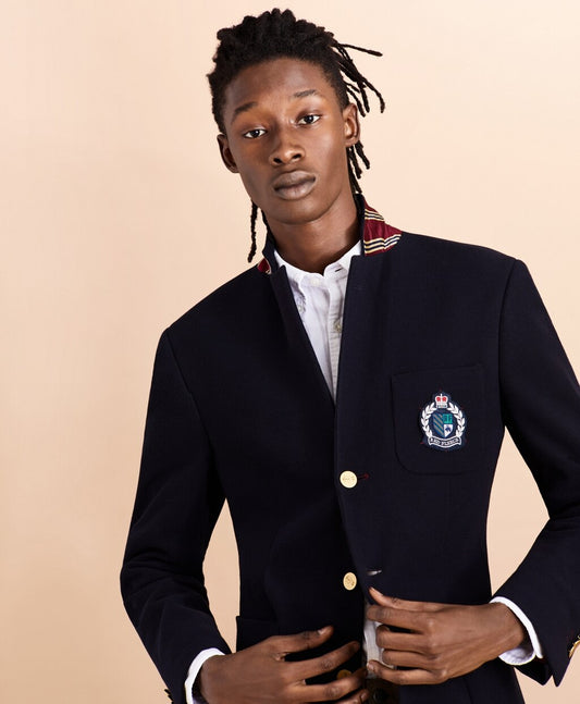 Brooks Brothers Men Three-Button Twill Sport Coat