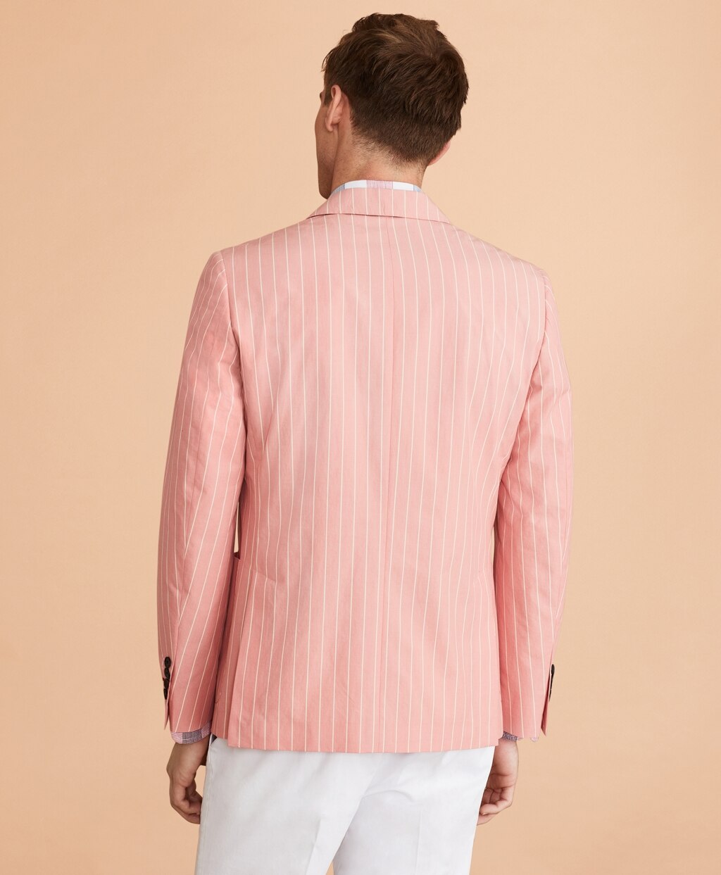 Brooks Brothers Men Striped Cotton Sport Coat