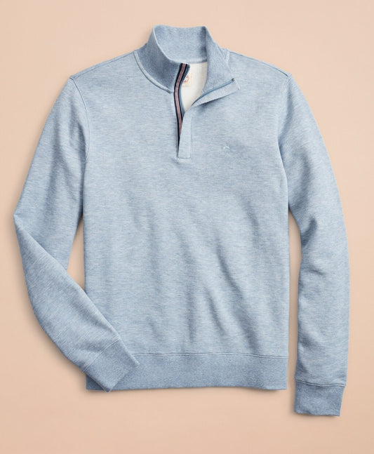 Brooks Brothers Men Pique Half-Zip Fleece