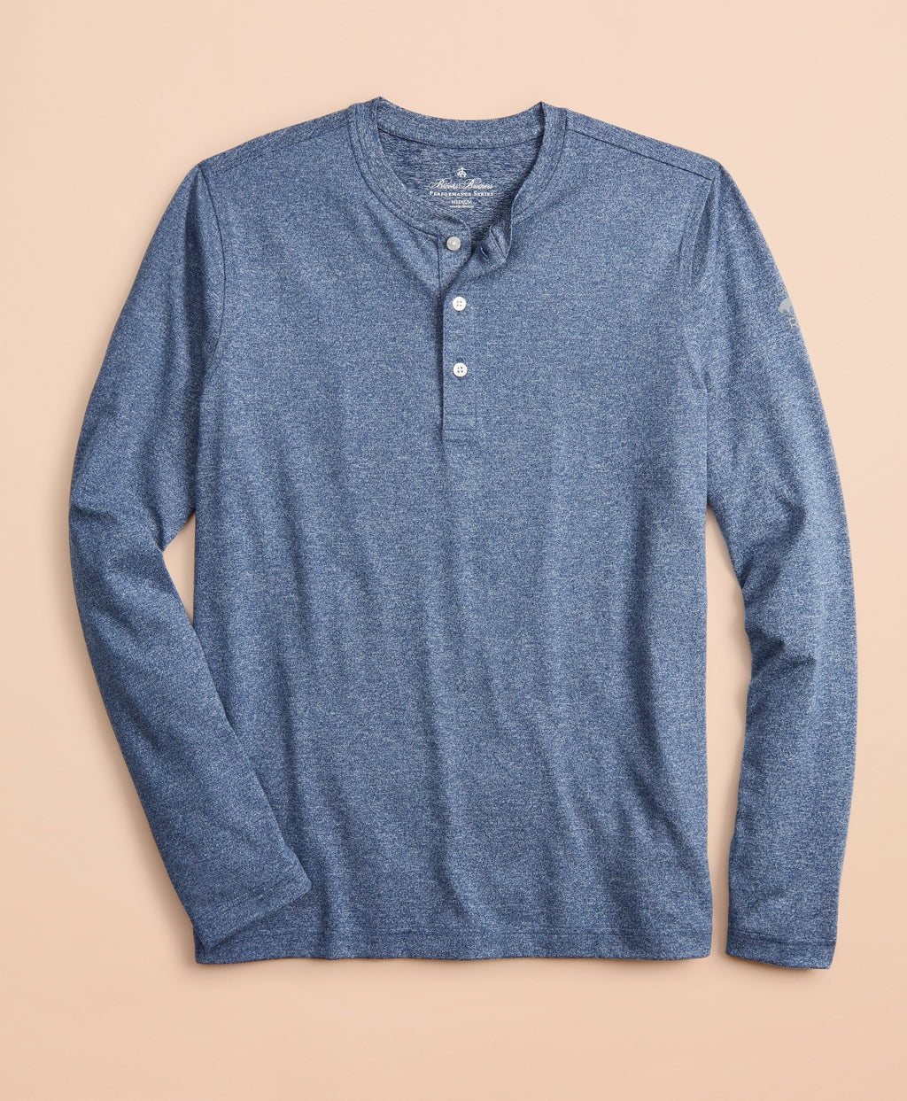 Brooks Brothers Men Performance Series Long-Sleeve Henley