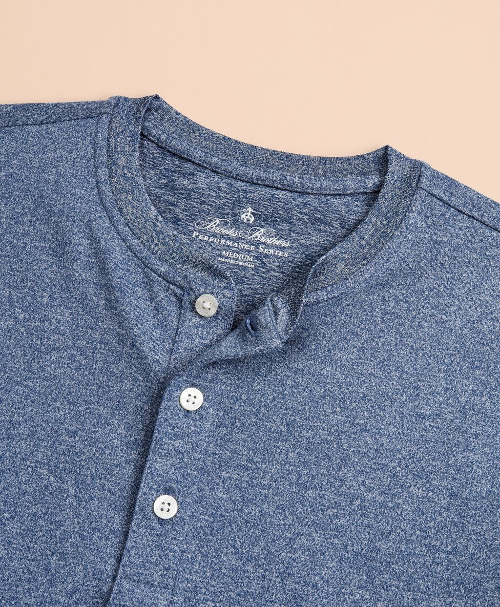 Brooks Brothers Men Performance Series Long-Sleeve Henley