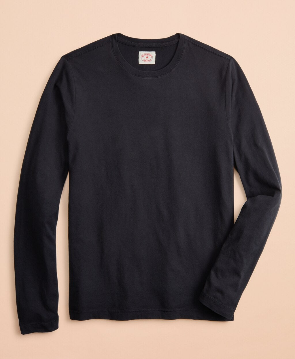 Brooks Brothers Men Garment-Dyed Cotton Jersey Long-Sleeve T-Shirt