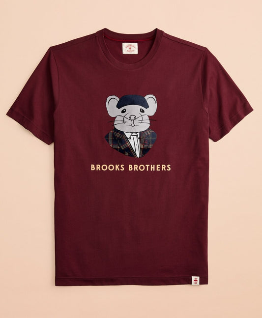 Brooks Brothers Men Year of the Rat Short-Sleeve T-Shirt