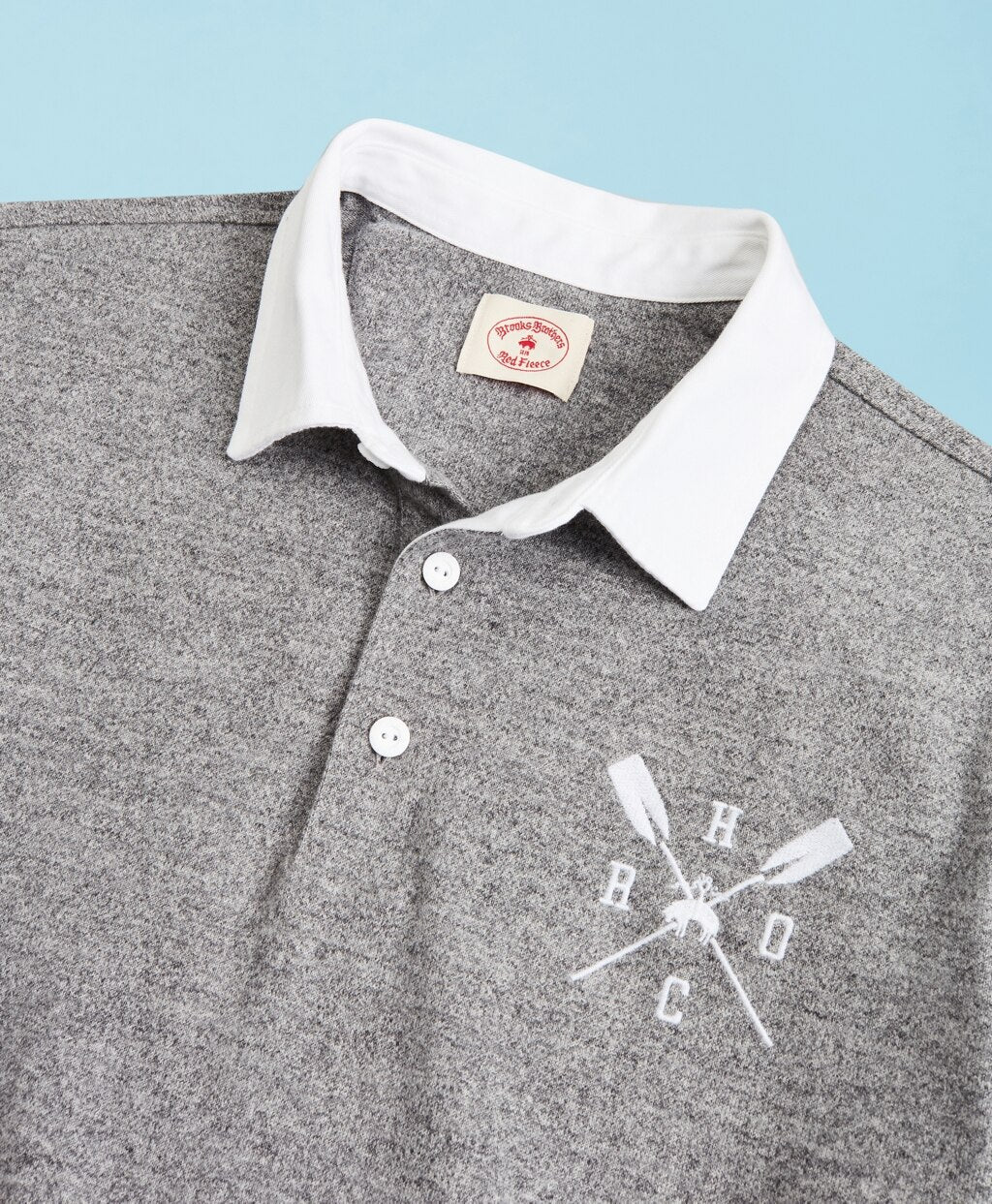 Brooks Brothers Men Head Of The Charles® Regatta Cotton Jersey Rugby Shirt