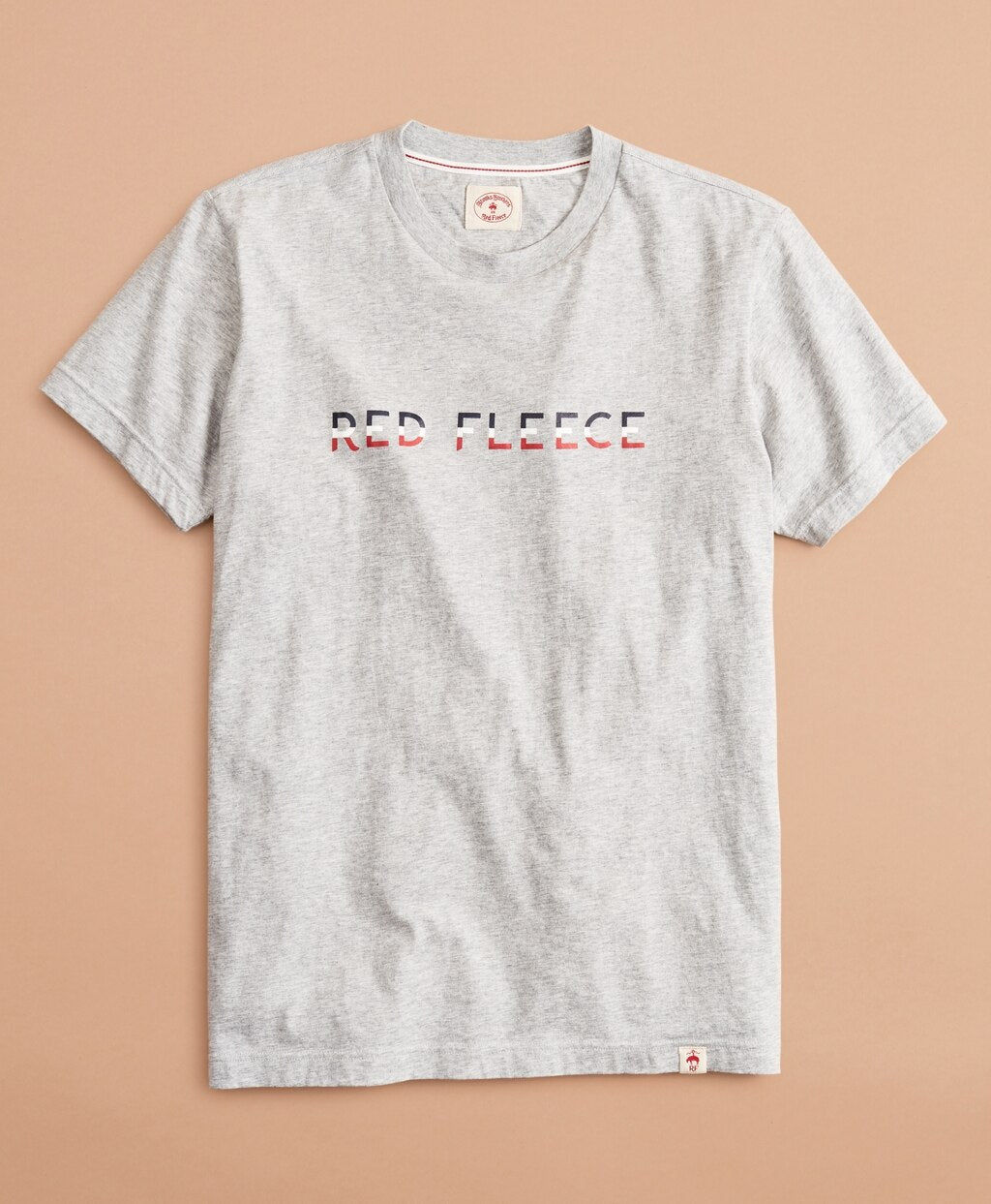 Brooks Brothers Men Jersey Cotton Red Fleece Graphic T-Shirt