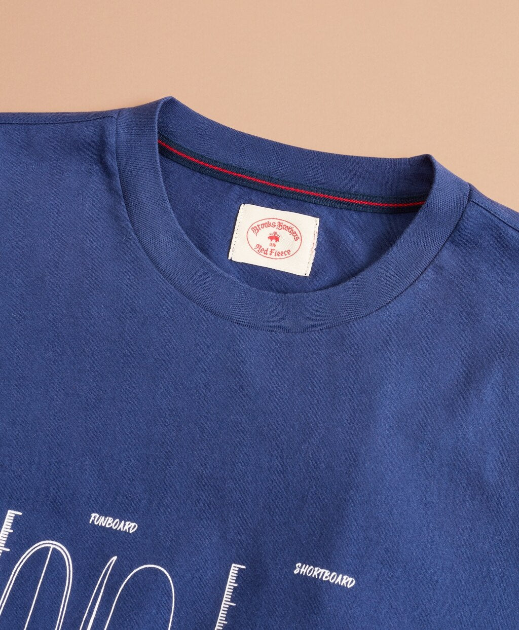 Brooks Brothers Men Surfboard Graphic T-Shirt