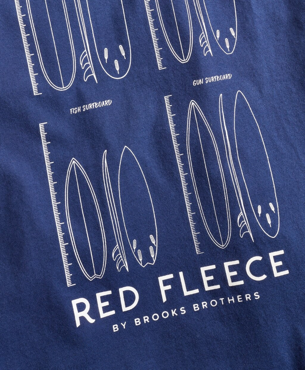 Brooks Brothers Men Surfboard Graphic T-Shirt
