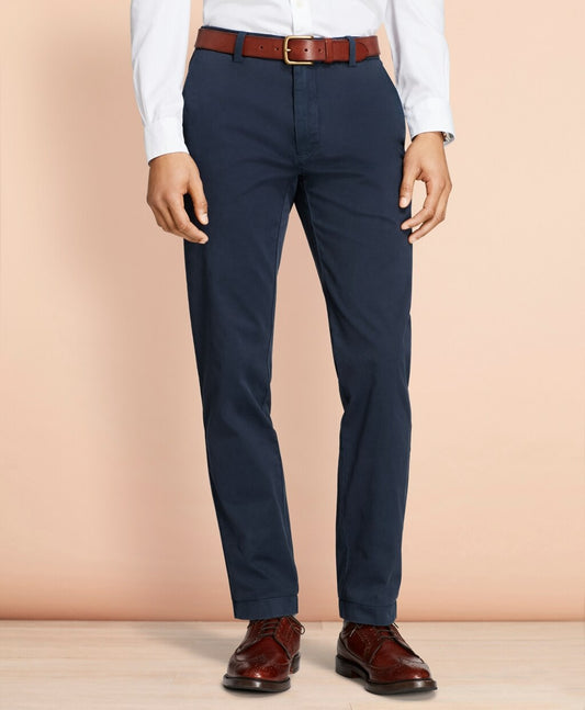Brooks Brothers Men Garment-Dyed Chinos