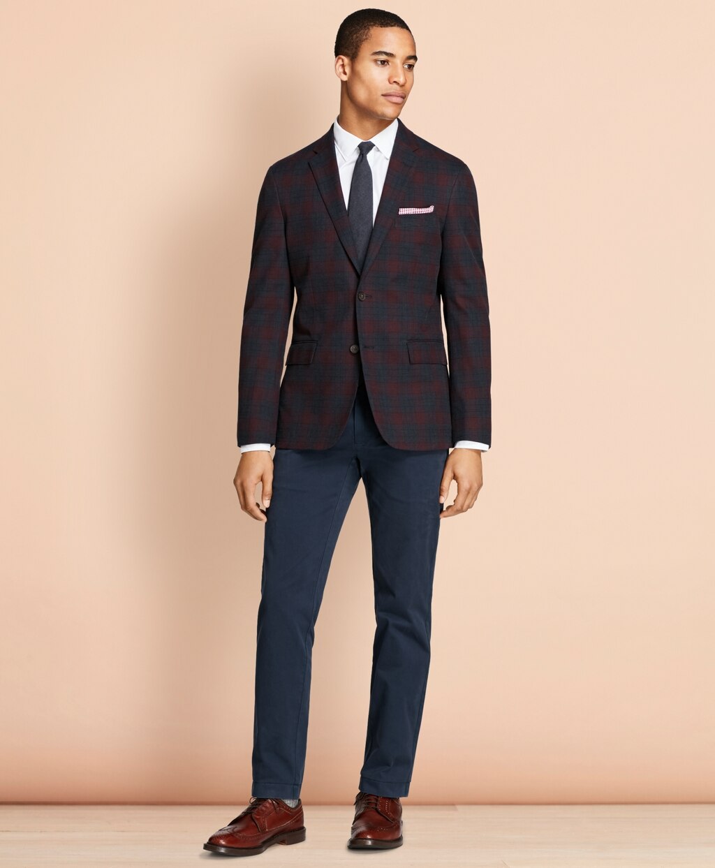 Brooks Brothers Men Garment-Dyed Chinos