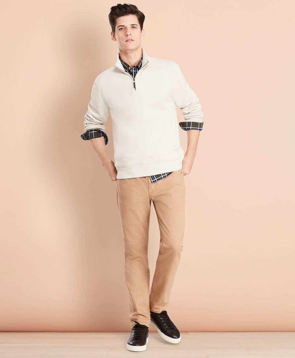 Brooks Brothers Men Five-Pocket Garment-Dyed Jeans