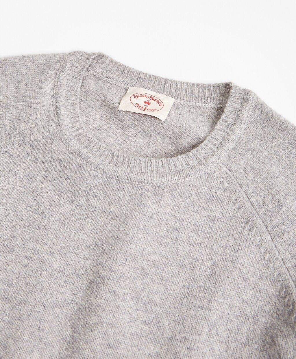 Brooks Brothers Men Lambswool Raglan Crewneck Sweater
