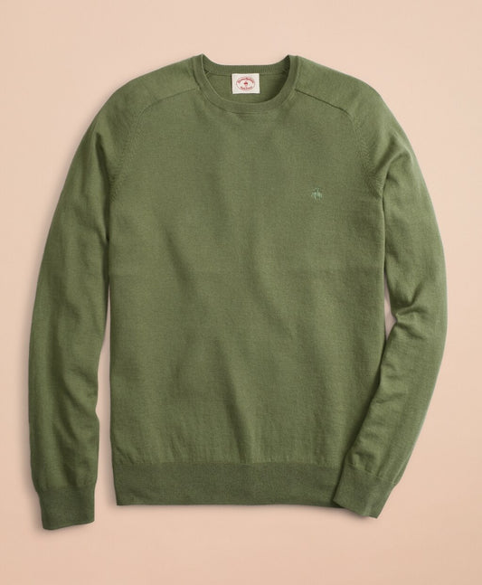 Brooks Brothers Men Cotton-Cashmere Crewneck Sweater