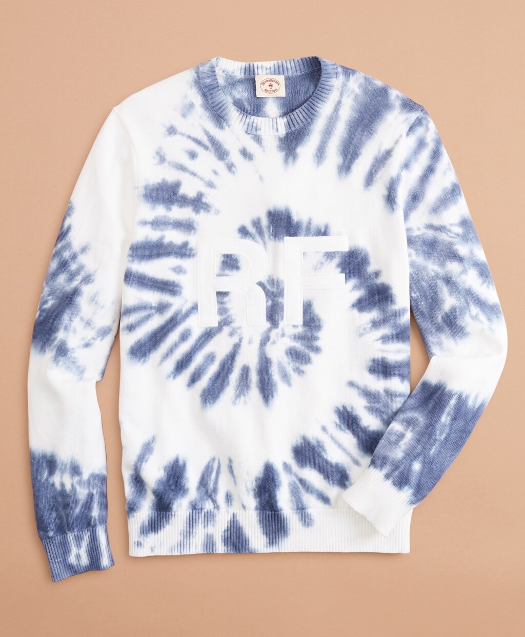 Brooks Brothers Men Graphic Tie-Dyed Cotton Sweater