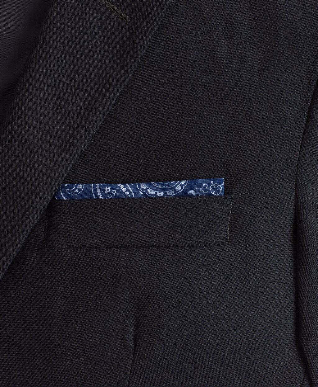 Brooks Brothers Men Cotton Paisley Pocket Square