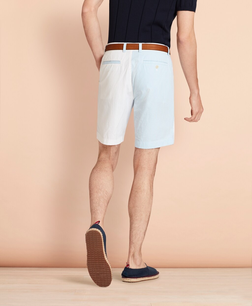 Brooks Brothers Men Cotton Seersucker Fun Shorts