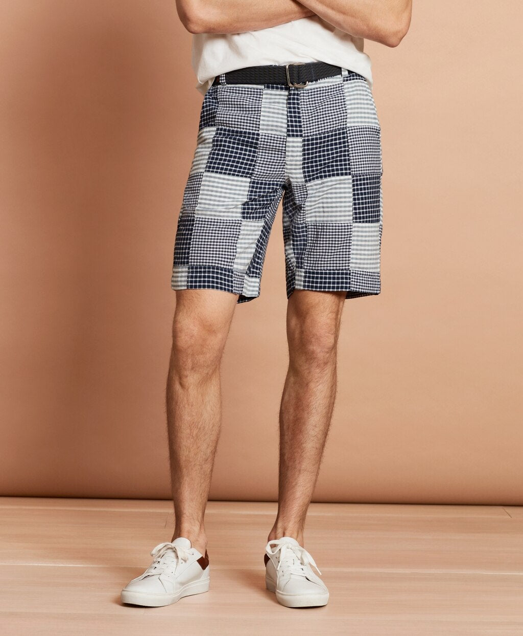 Brooks Brothers Men Cotton Patchwork Shorts