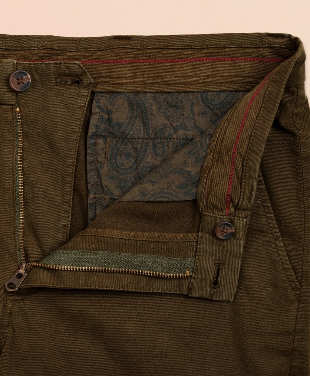 Brooks Brothers Men Garment-Dyed 9" Stretch Chino Shorts