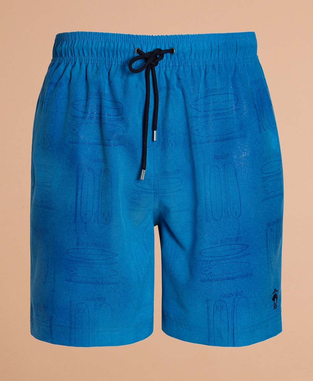 Brooks Brothers Men Magic Surfboard Print 6" Swim Trunks