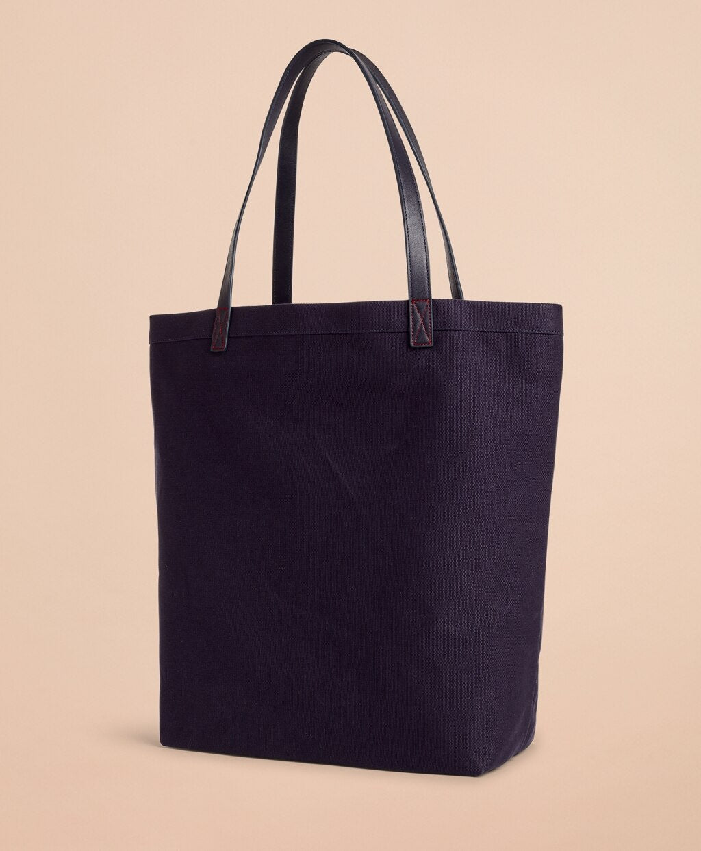 Brooks Brothers Men Red Fleece Logo Canvas Tote Bag
