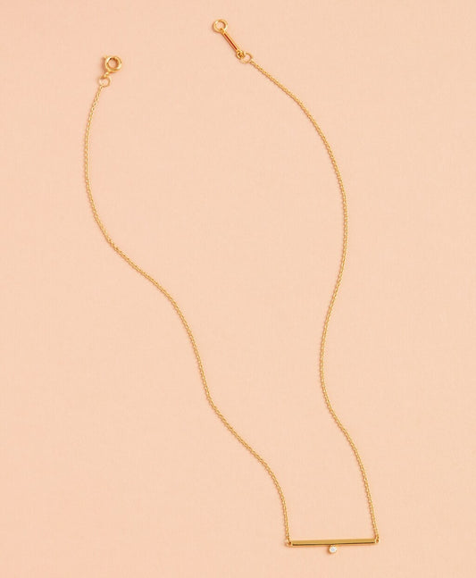 Brooks Brothers Women Demi Fine Bar Necklace
