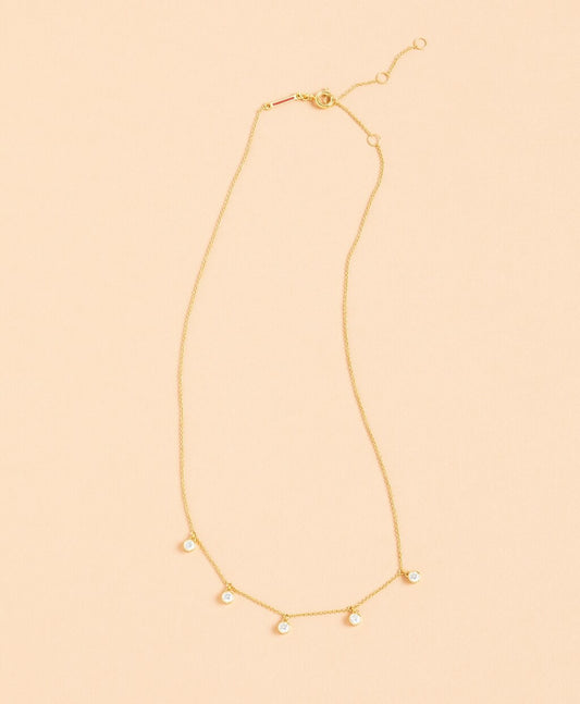 Brooks Brothers Women Demi-Fine Crystal Drop Necklace