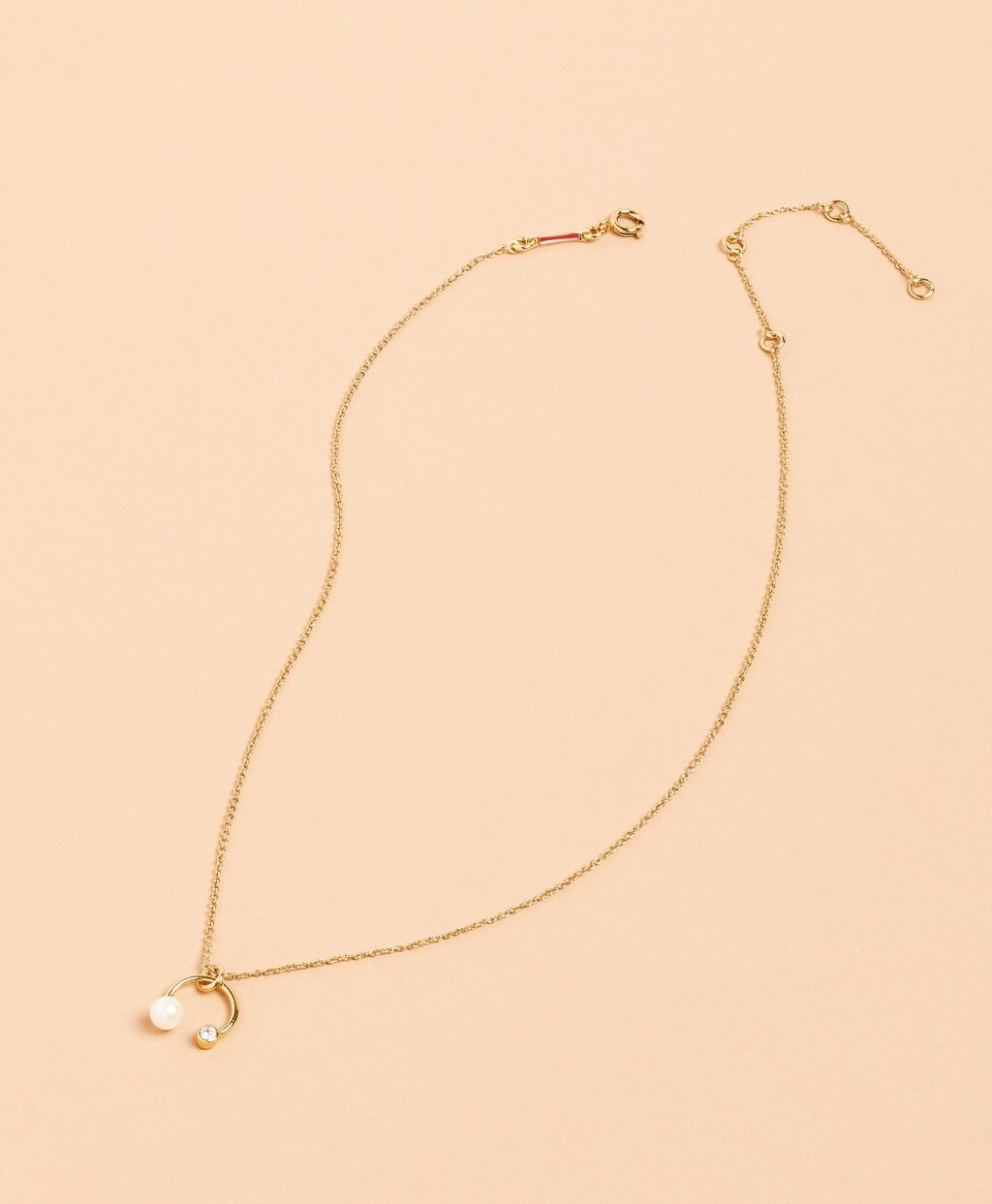 Brooks Brothers Women Demi-Fine Freshwater Pearl & Crystal Necklace