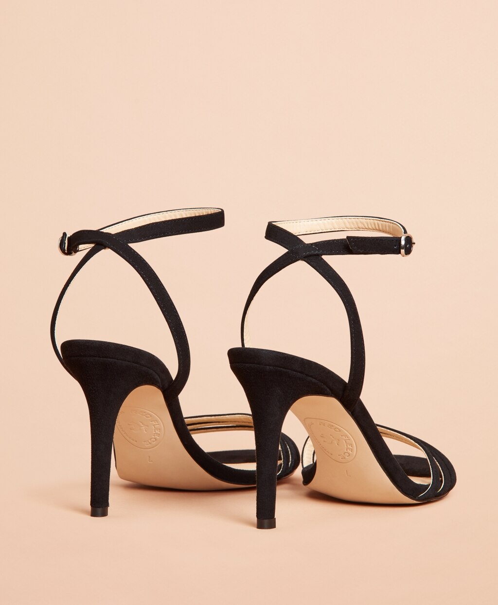 Brooks Brothers Women Suede Stiletto Sandals