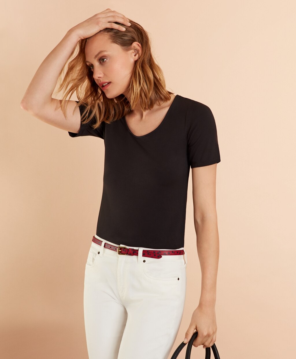 Brooks Brothers Women Scoop-Neck T-Shirt