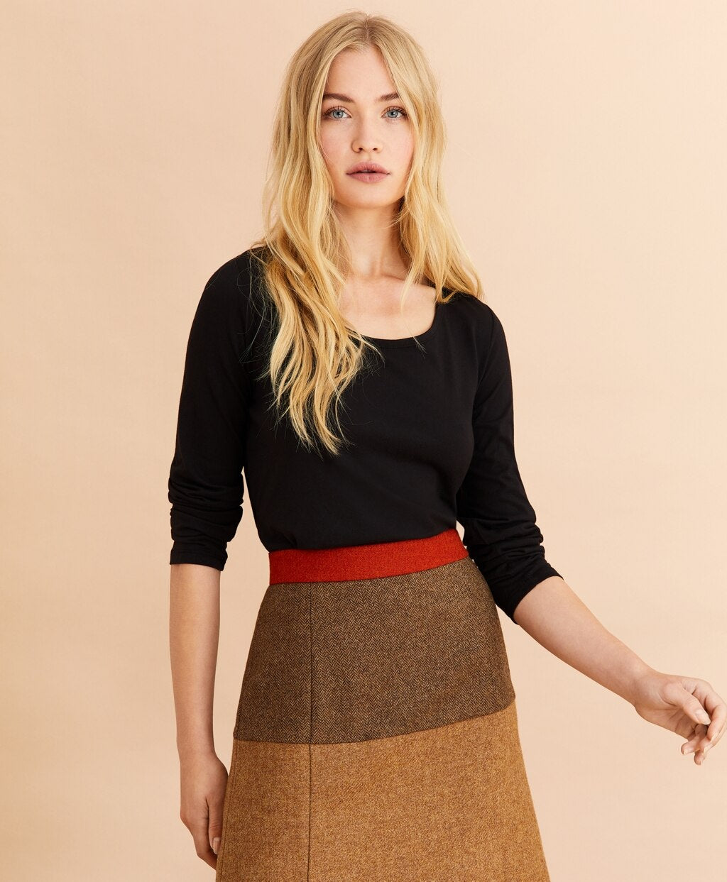 Brooks Brothers Women Scoopneck Long-Sleeve T-Shirt