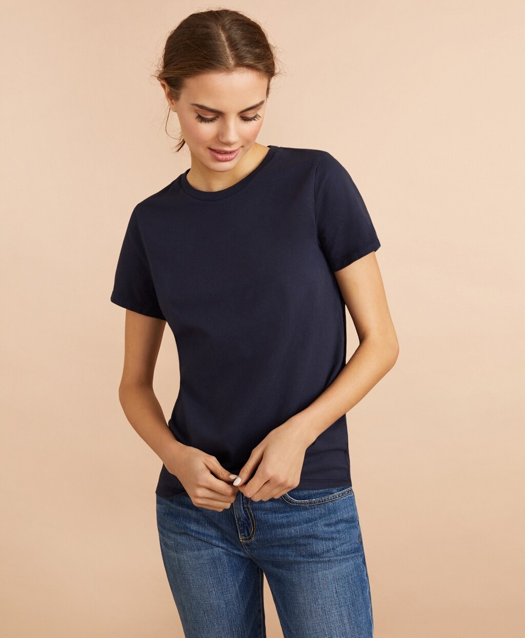 Brooks Brothers Women Crewneck T-Shirt