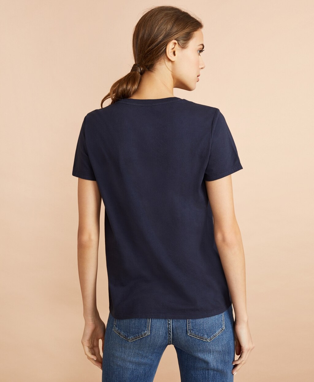 Brooks Brothers Women Crewneck T-Shirt