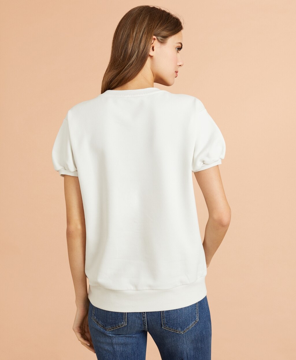Brooks Brothers Women Beach Graphic French Terry Top