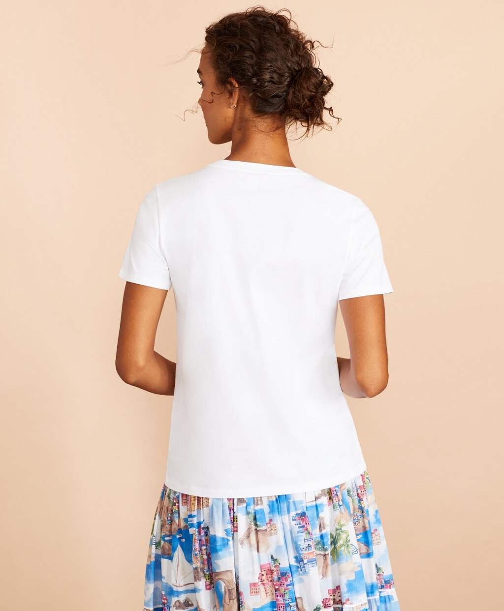 Brooks Brothers Women Beach Graphic T-Shirt