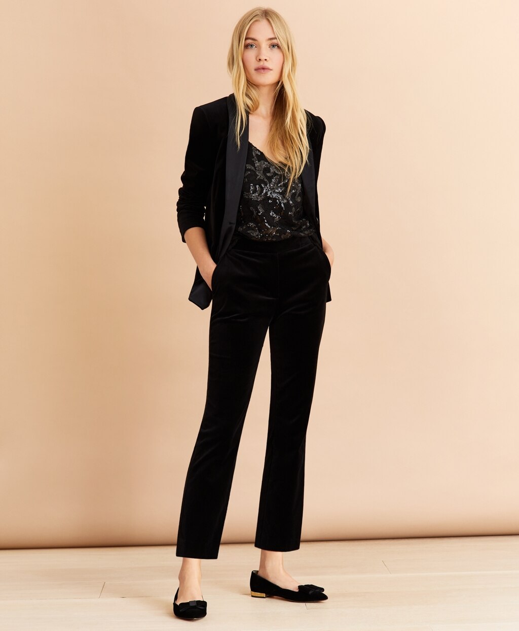 Brooks Brothers Women Velvet Ankle Pants