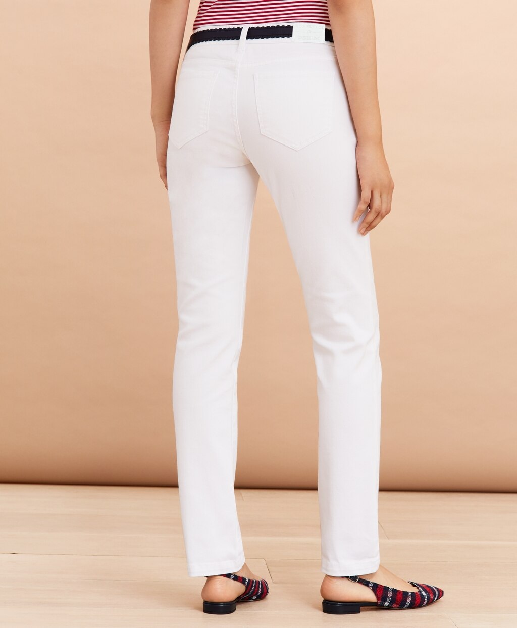 Brooks Brothers Women Stretch Denim Five-Pocket Pants