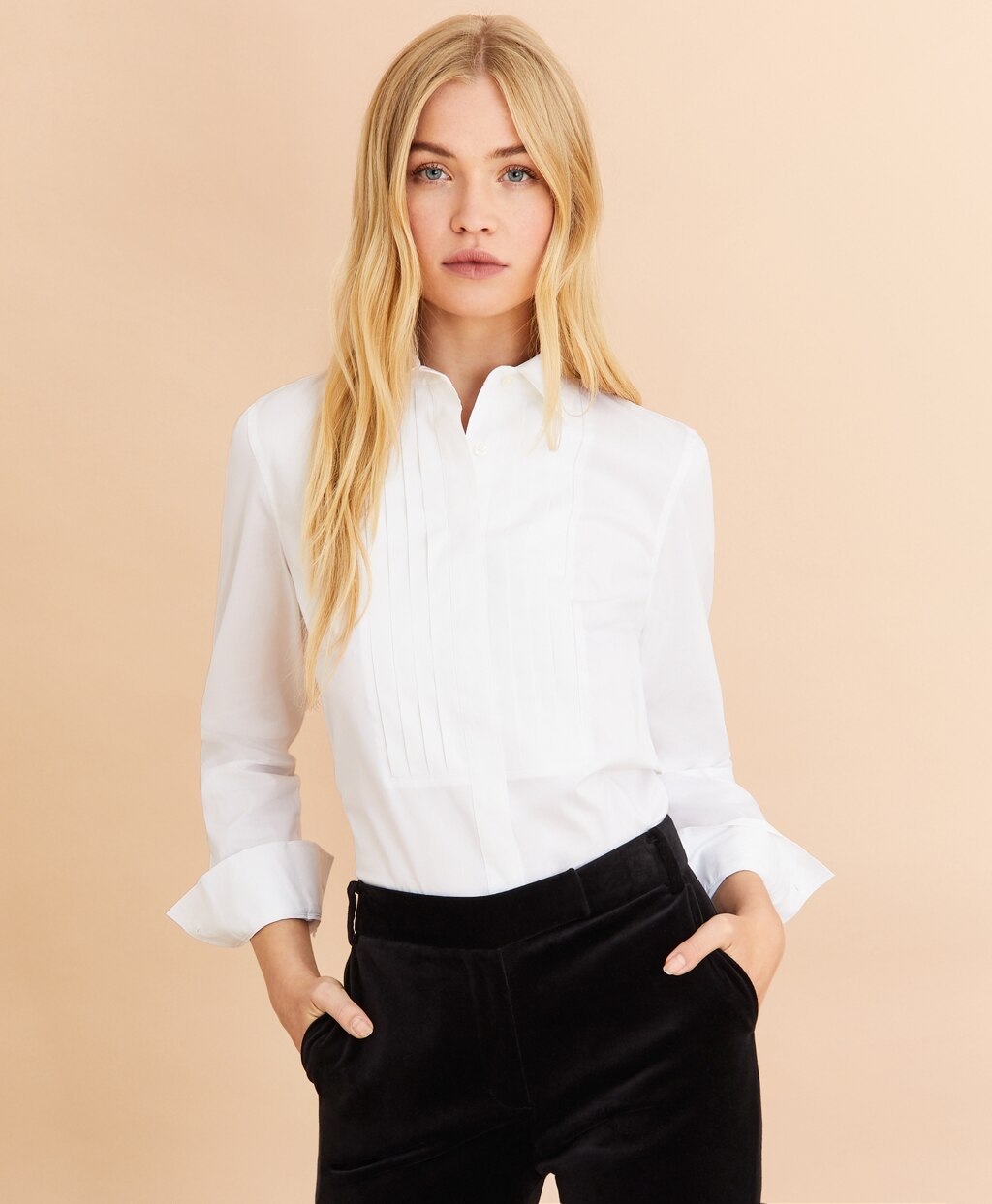 Brooks Brothers Women Tuxedo Shirt