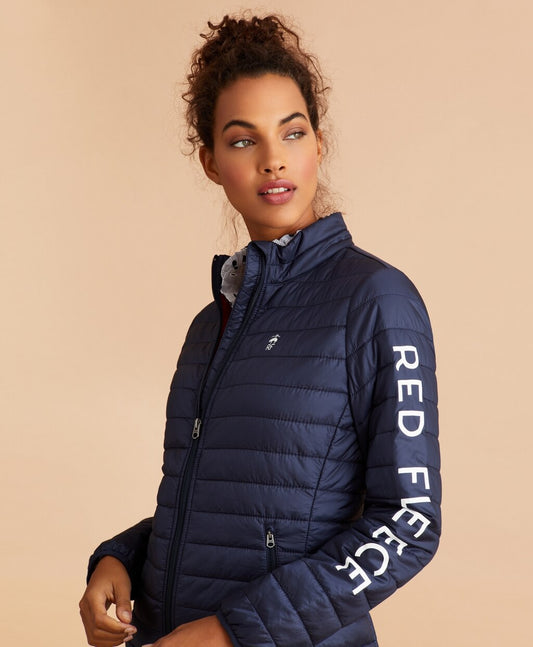 Brooks Brothers Women Logo-Graphic Puffer Jacket