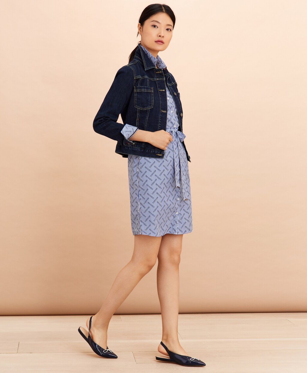 Brooks Brothers Women Stretch Denim Jacket