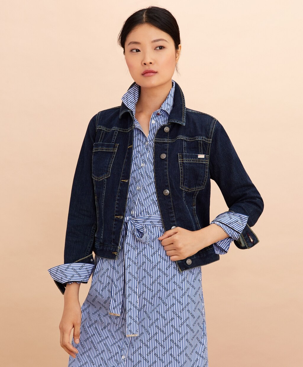 Brooks Brothers Women Stretch Denim Jacket