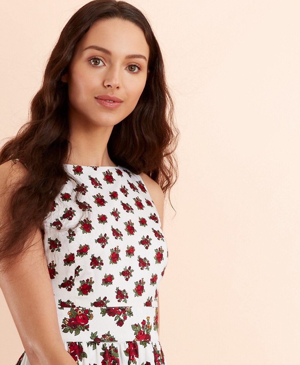 Brooks Brothers Women Floral-Print Cotton Sateen Dress