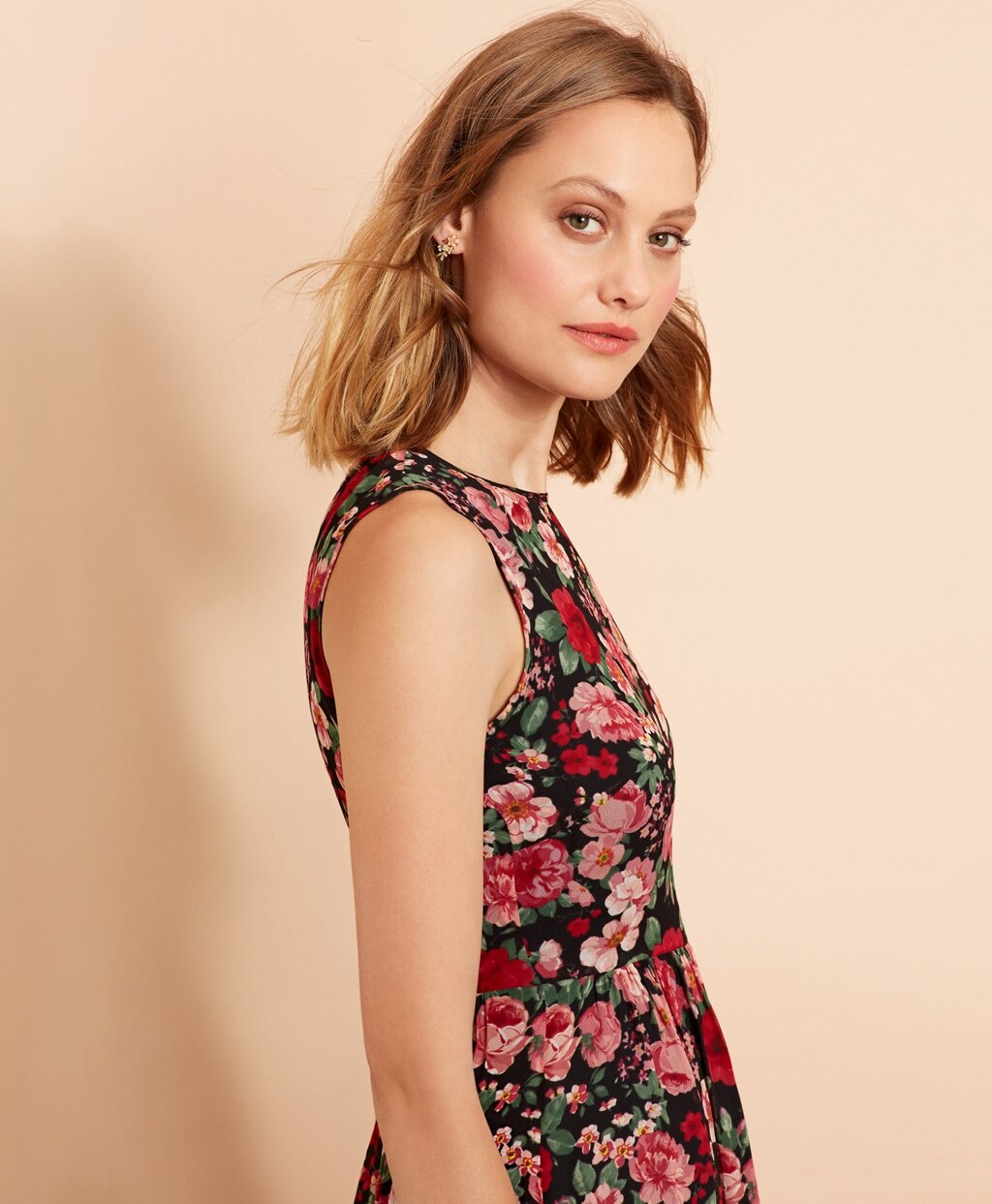 Brooks Brothers Women Floral-Print Chiffon Dress