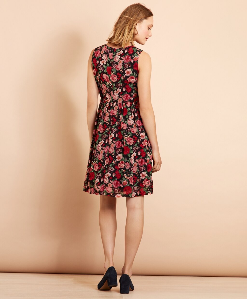 Brooks Brothers Women Floral-Print Chiffon Dress