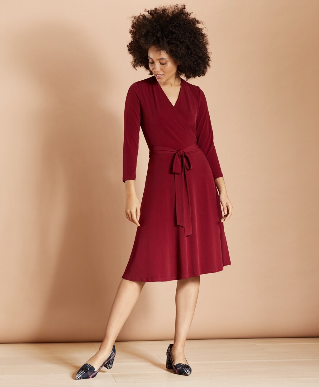 Brooks Brothers Women Jersey Wrap Dress