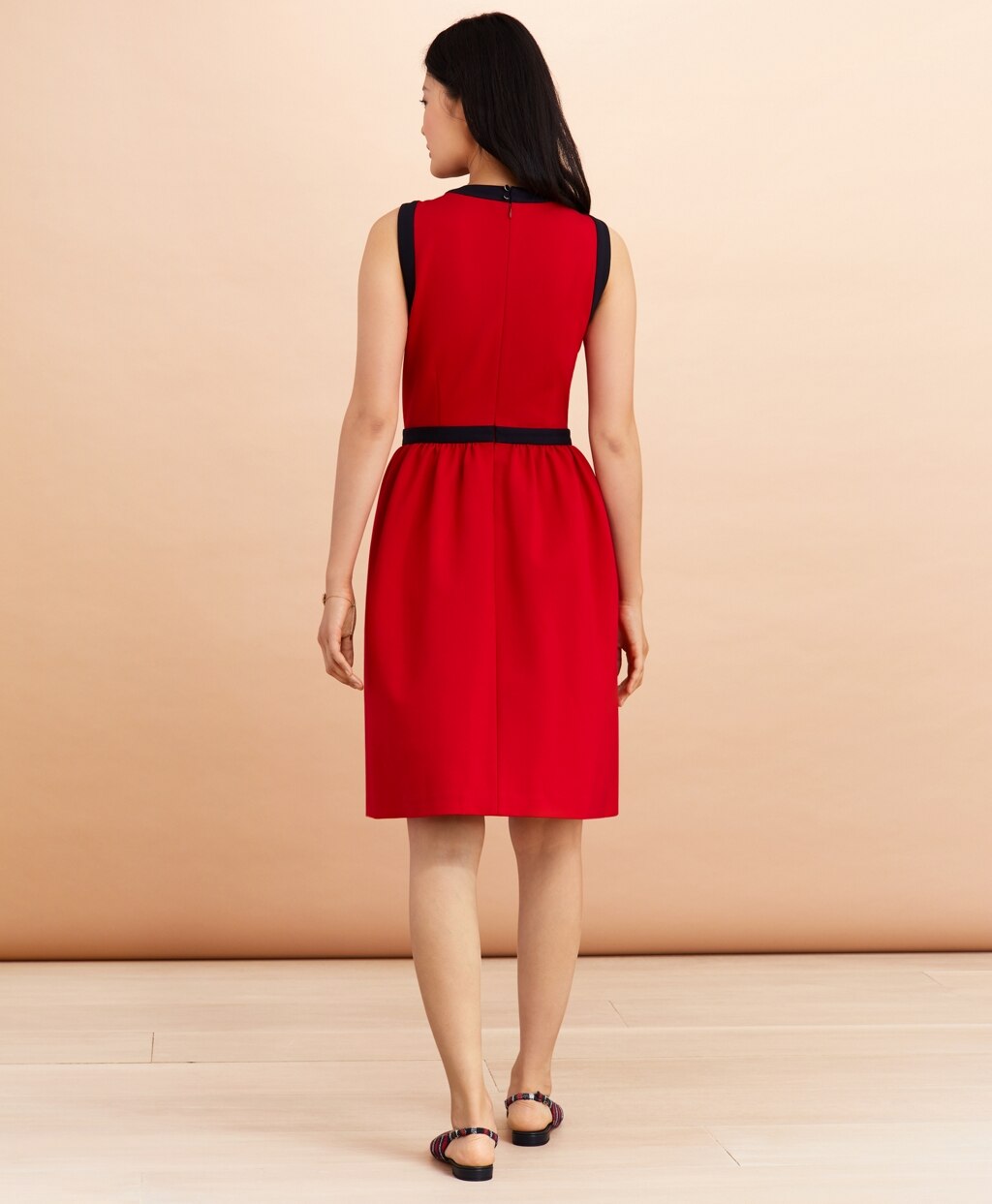 Brooks Brothers Women Ponte Knit A-Line Dress