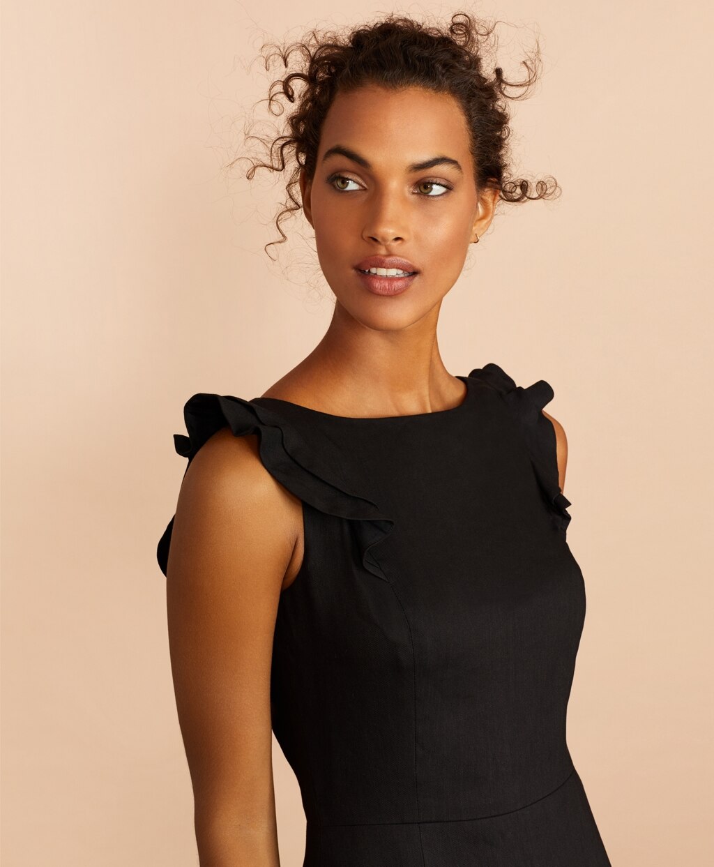 Brooks Brothers Women Linen-Blend Twill Sheath Dress