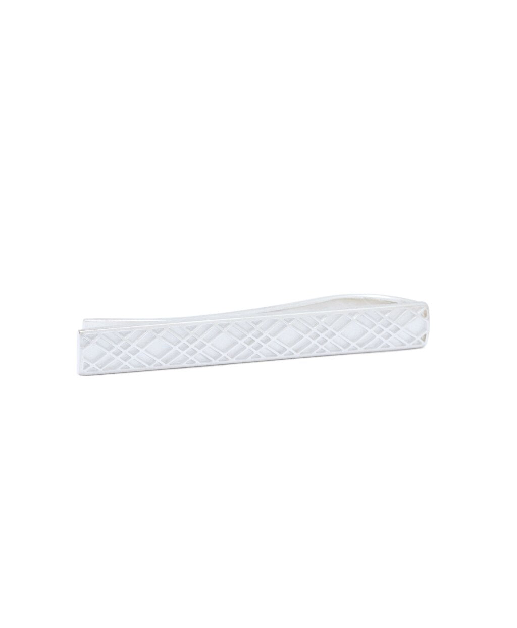 Brooks Brothers Men Sterling Silver Crisscross Tie Bar