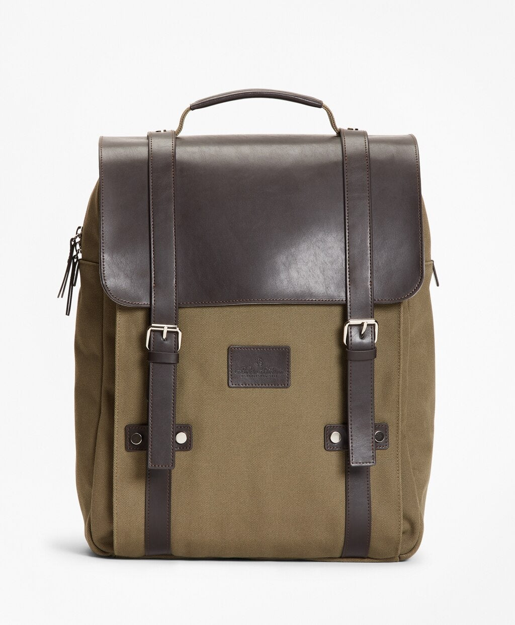 Brooks Brothers Men Canvas Backpack