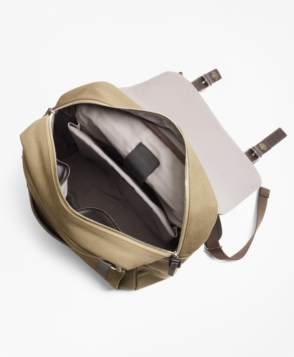 Brooks Brothers Men Canvas Backpack