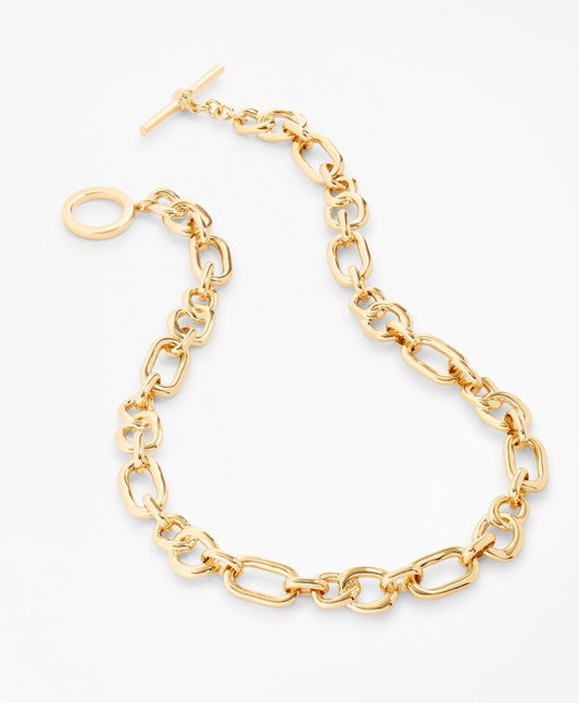 Brooks Brothers Women Gold-Plated Chain Necklace