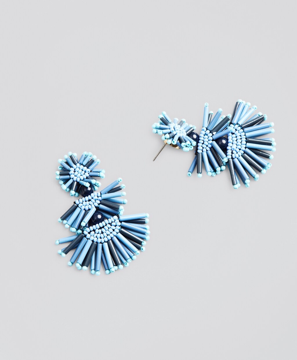 Brooks Brothers Women Beaded Tassel Earrings